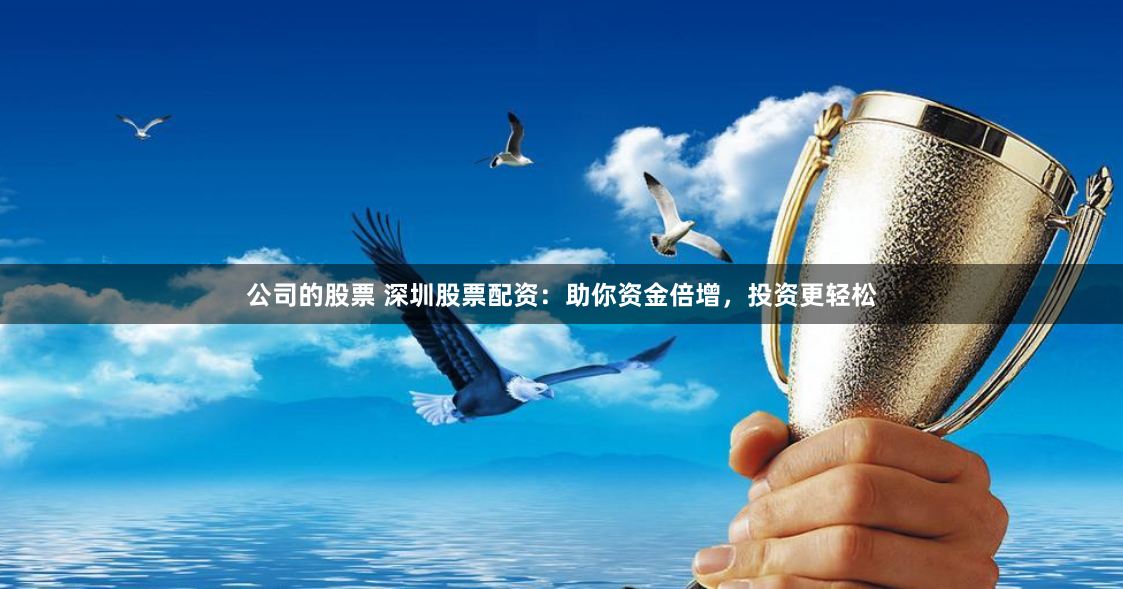 公司的股票 深圳股票配资：助你资金倍增，投资更轻松